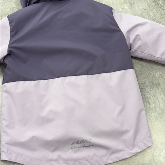 Eddie Bauer Kids' Lavender and Pink Raincoat. Size 10/12 - Picture 5 of 7